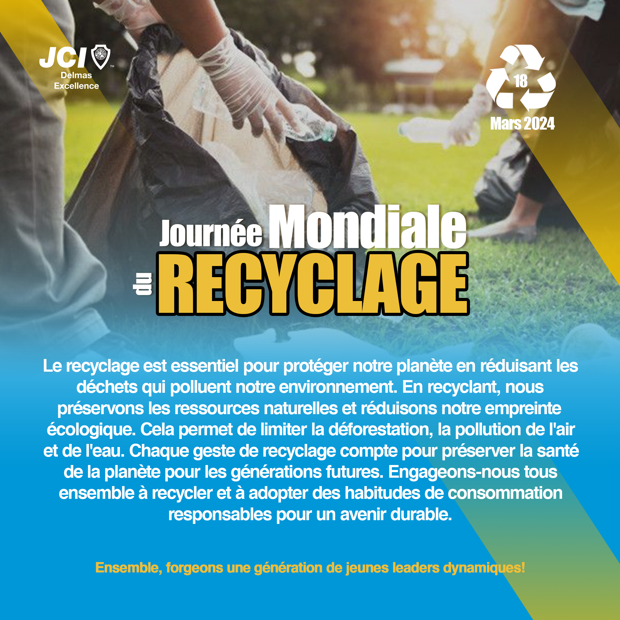 flyer Journée Mondiale du Recyclage